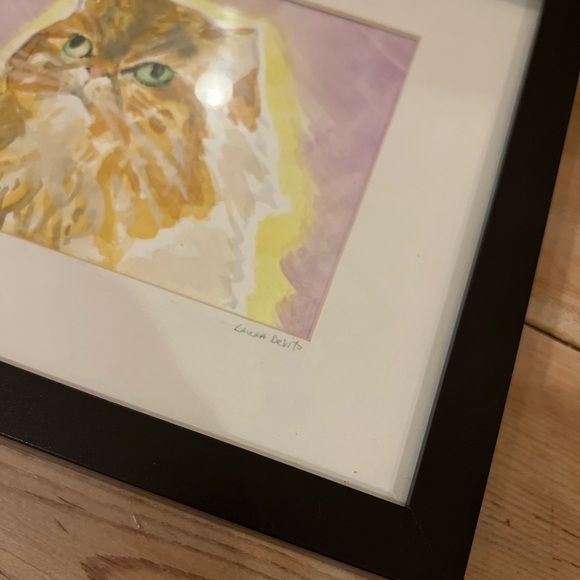 Original Framed Art “Royalty” Custom Cat Painting - Picture 2 of 6